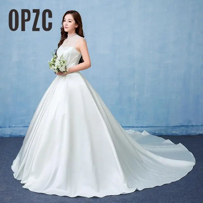 Модные Классические Vestido De Noiva 2021 Новый дизайн Элегантный Милая кружевной длинный