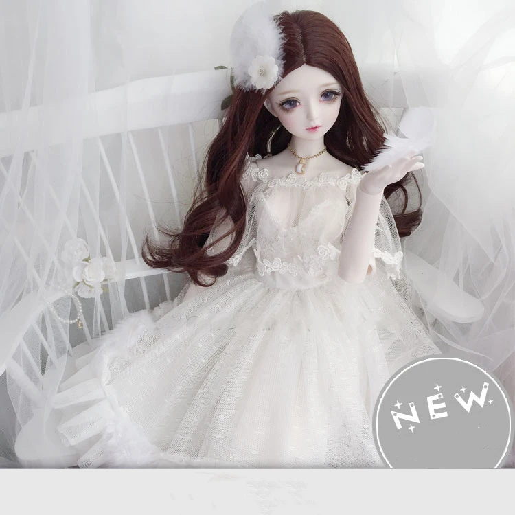 1/4 1/3 bjd кукла белое черное платье на заказ хвост красивые платья|Куклы| |