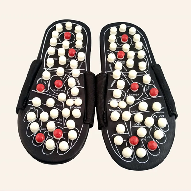 1 пара сандалий рефлекторные массажные тапочки акупунктурные для ног сандалии