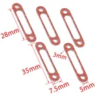 Уплотнитель выпускного коллектора с дистанционным управлением, 5 шт., прокладка для коллектора 110 Nitro Power Hobby, модель автомобиля HSP, Himoto, Redcat, HPI, Traxxas, Losi, Kyosho, ассоциированная команда