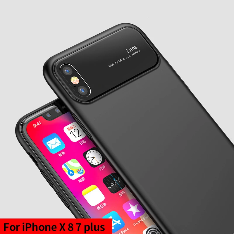 Чехол для телефона Essager iPhone X 10 8 7 Plus закаленное стекло + Жесткая защитная задняя