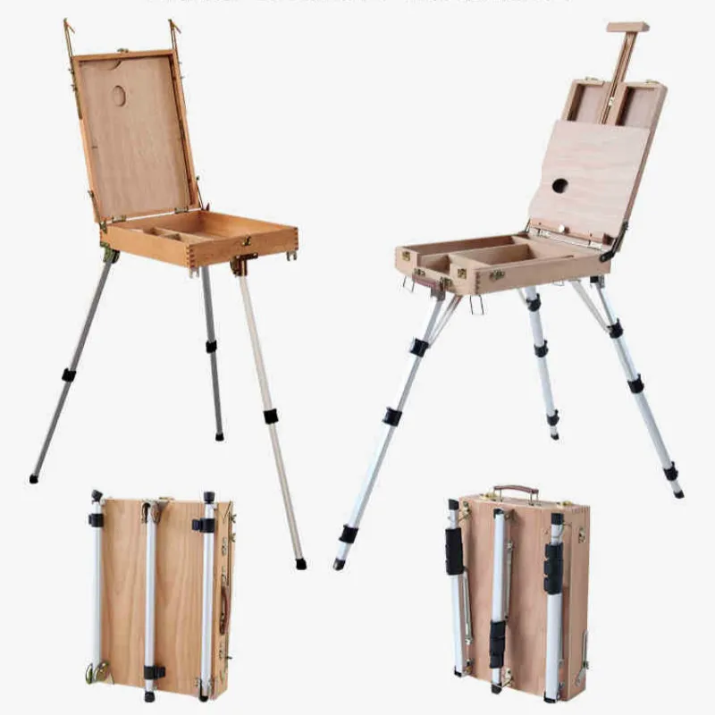 Easel Caballete переносной ящик для раскрашивания краски художником подставка масляной