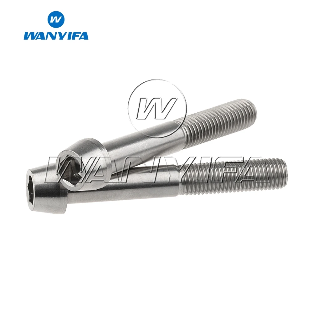 Титановый &quotwanifa&quot Ti M10x70mm 1 5 25 мм Шаг коническая головка болт для мотоцикла