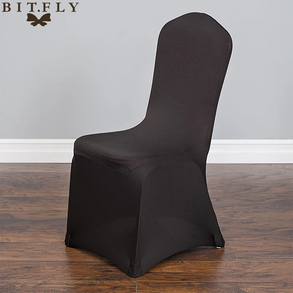 100 шт./лот спандекс/лайкра крышка стула белый/слоновая кость спандекс для