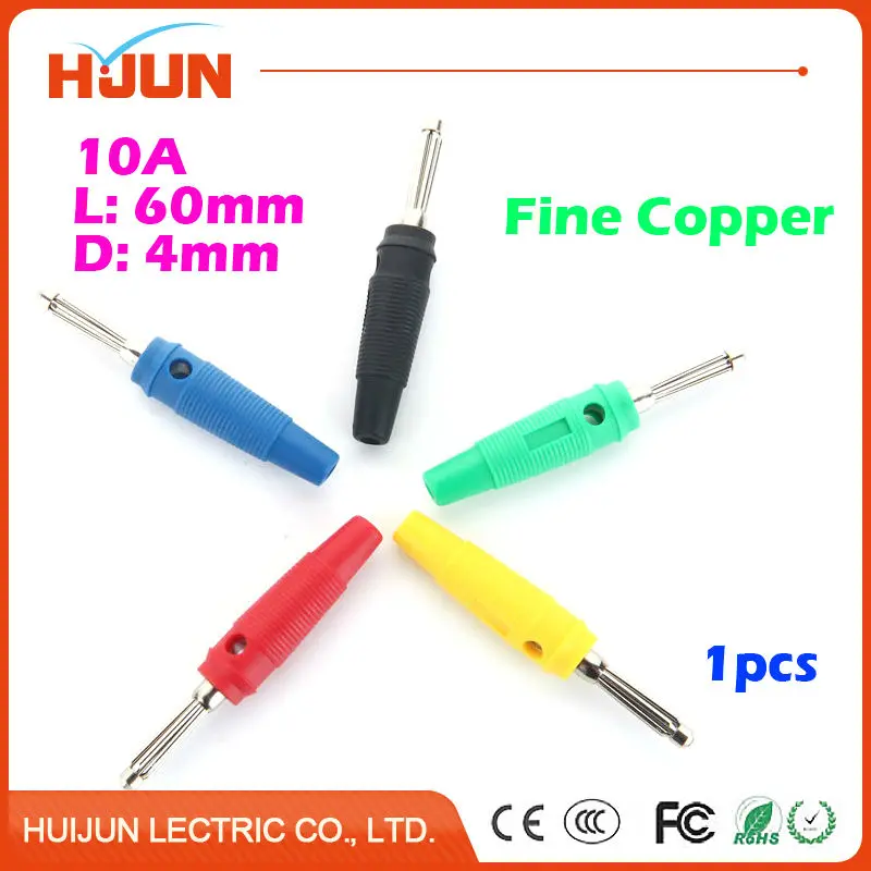 1 шт. 4 мм тонкая медная вилка типа банан кабель усилителя динамика провод питания