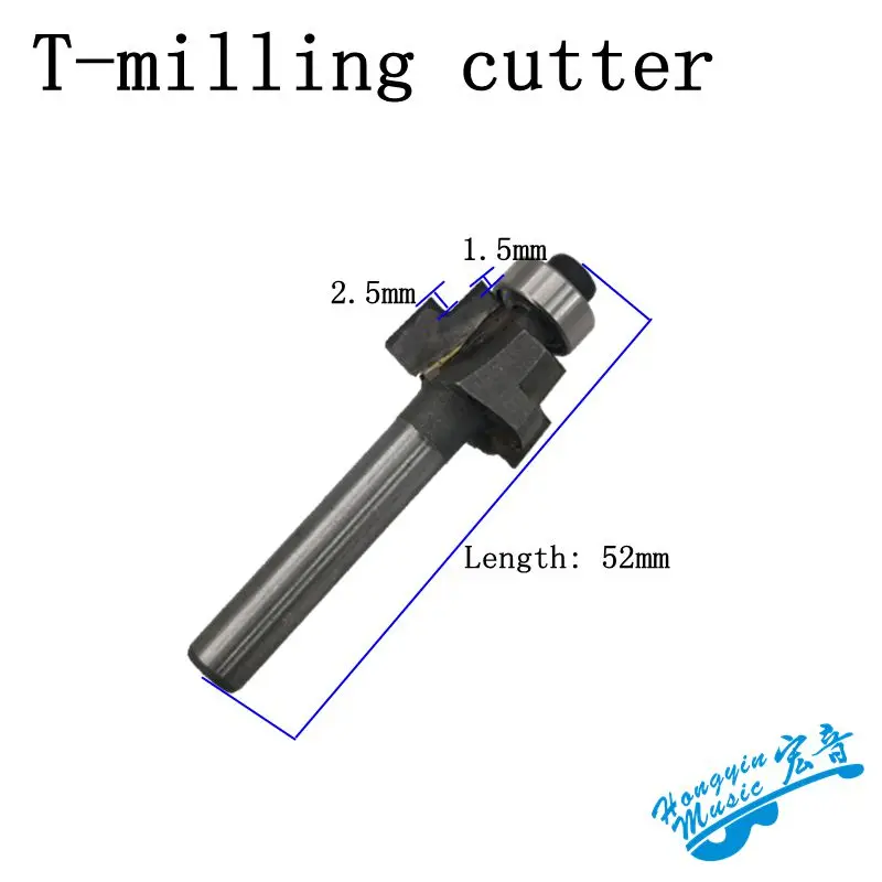 2.5mm 1.5mm Гитарный кант инкрустация слот Инструмент T-knife инструмент для изготовления гитары обрезной станок 635 патрон с - Цвет: 2.5mm 1.5mm