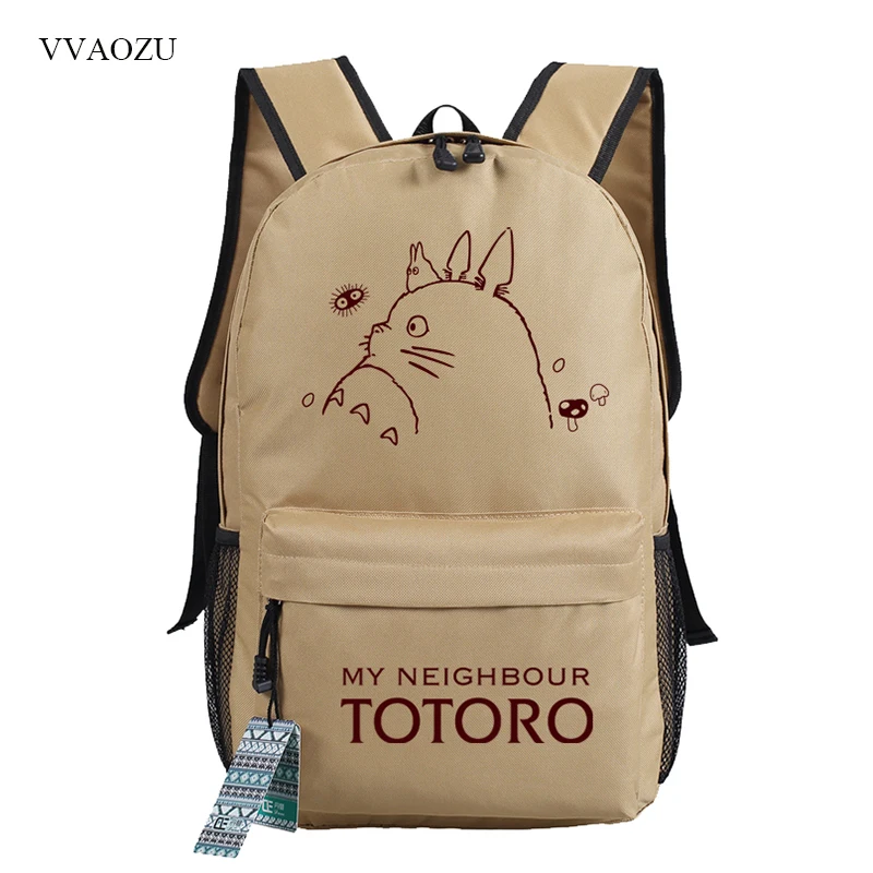Холщовые рюкзаки My neighbot Totoro для студентов большой женский мужской дорожный