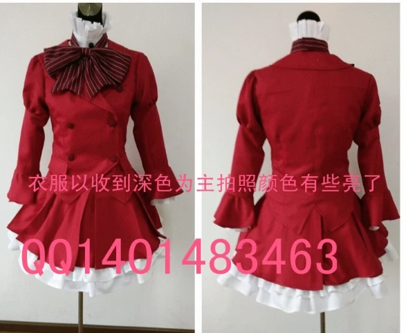 Anonymous Noise Fukumenkei in NO hurry to shout Alice Nino Arisugawa Dress Cosplay Costume E001 |