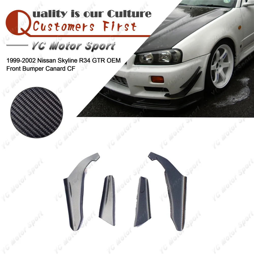 Автомобильные аксессуары из углеродного волокна OEM стиль передний бампер