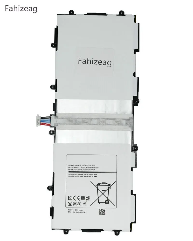 Fahizeag 6800 мАч SP3081A9H/T4500E/T4500C запасная батарея для Samsung Galaxy Tab 3 10 1 P5200 GT P5210