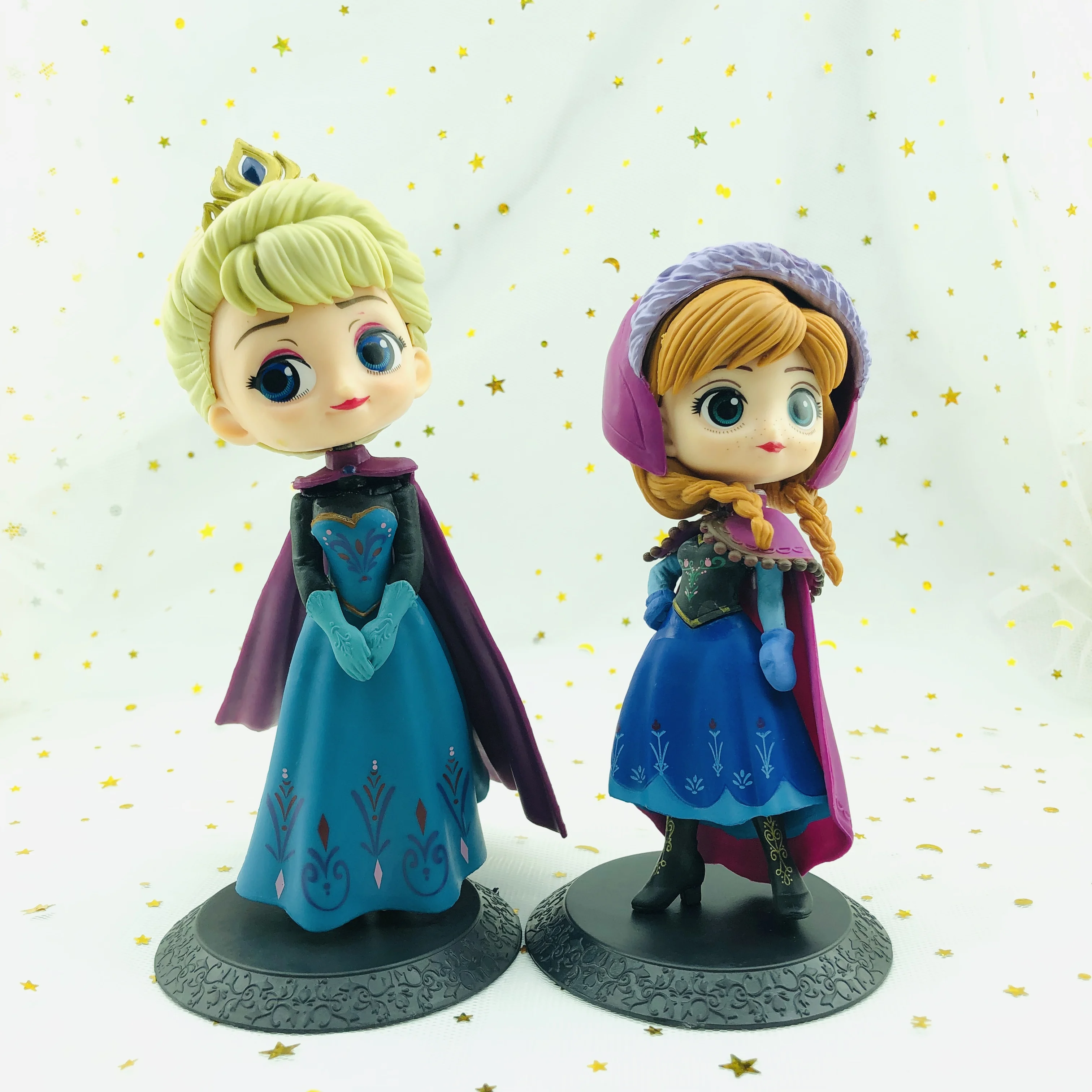 Disneyss Frozennn Высокое качество 7 дюймов 2 шт./партия Эльза Анна Принцесса Аниме