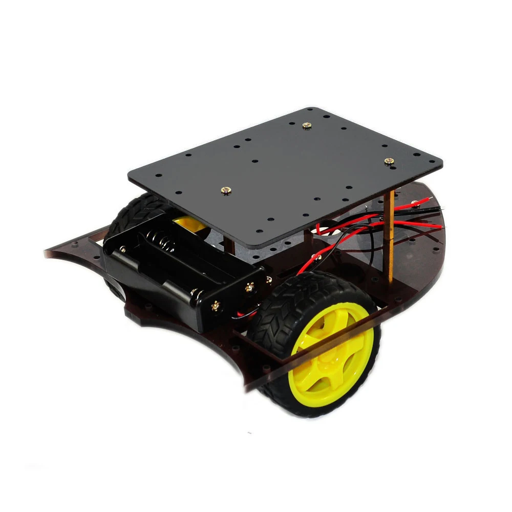 2wd умный автомобильный шасси для Arduino самодельный робот акриловый вертел два TT