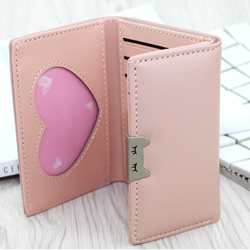 GFLV брендовый Модный маленький кошелек женский милый с металлической застежкой в