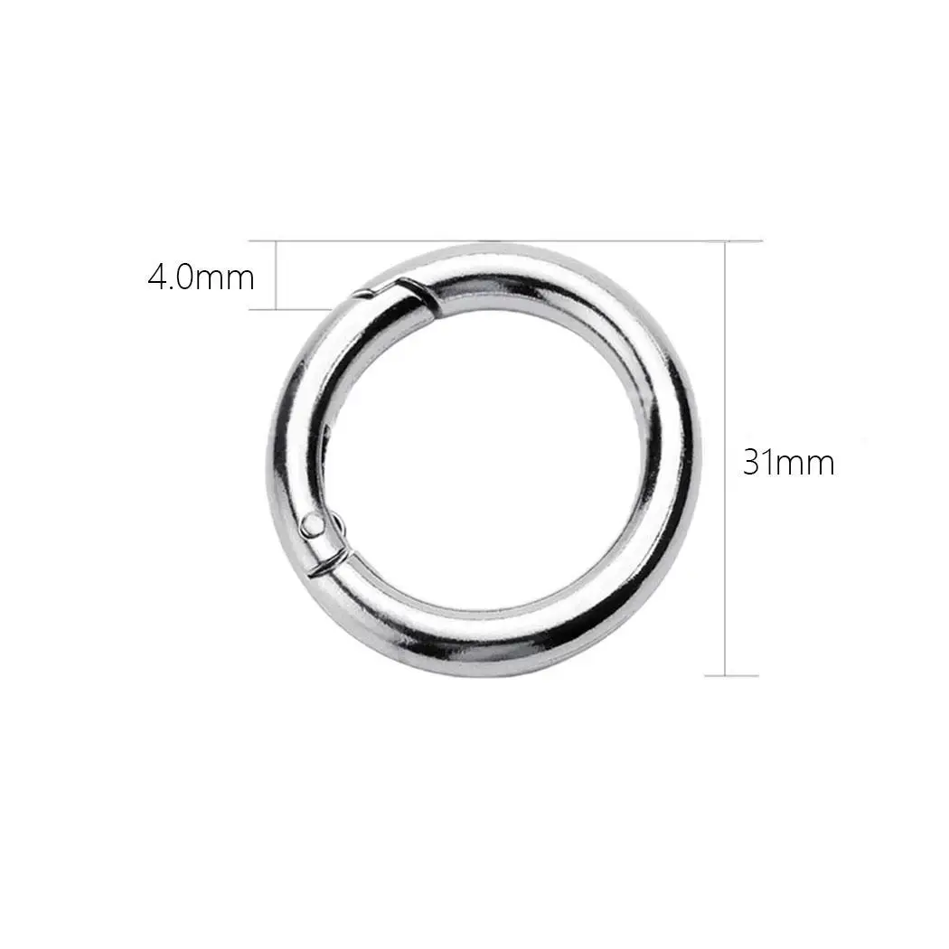 O Ring кошельки сумки круглый пусковой крючок Покрытие брелок оснастки крючки