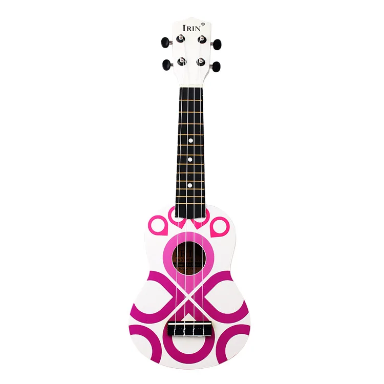 21 дюймов розовый сопрано Гавайские гитары укулеле красочные Ukelele гитары 4 струны акустическая Гавайская гитара Музыкальные инструменты