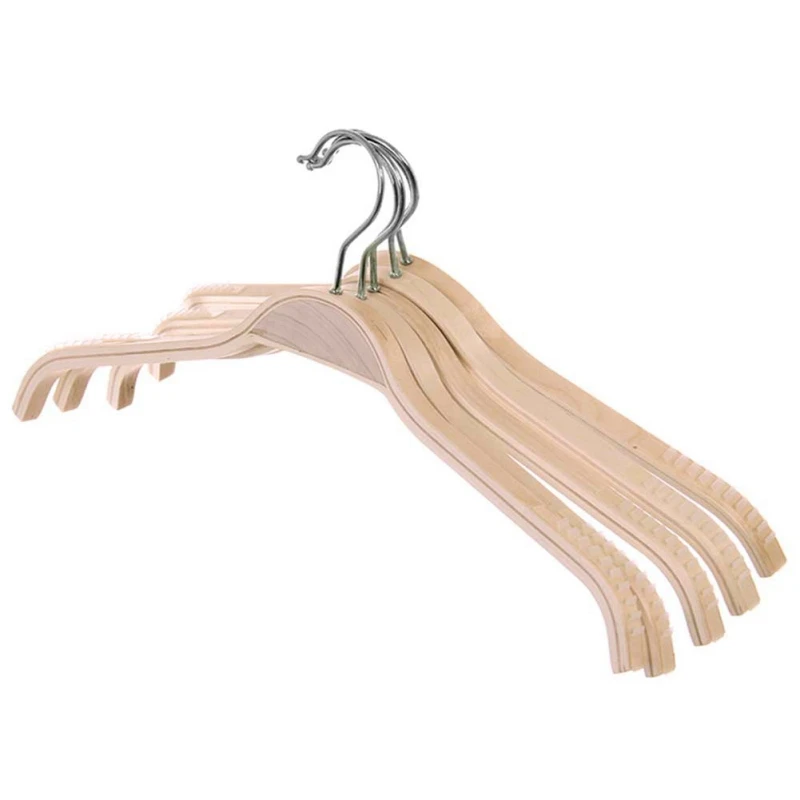 1PC Home Smooth Solid Wood Hanger Non-slip No Trace For Adult Children Wardrobe Storage | Дом и сад
