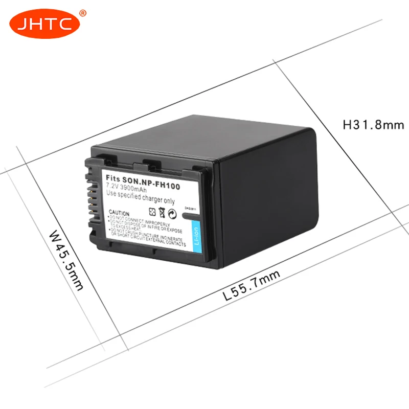 Аккумулятор на 3900 мА · ч для Sony NP FH100 SX40R SX41 DCR SX40 FH90 FH70 FH60 FH40 FH30 FP50 SR42E SR45E|np fh100