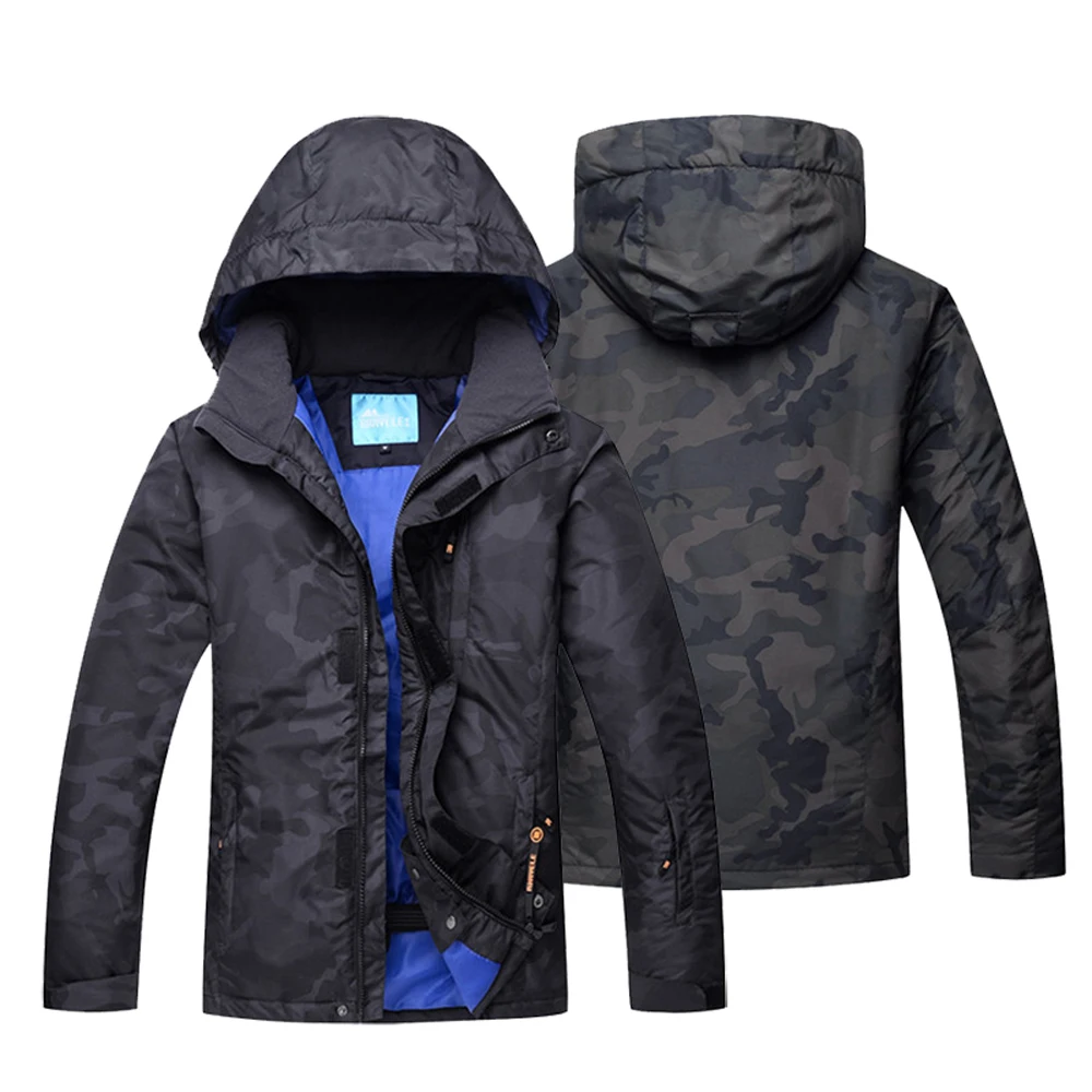 Лыжная куртка мужская зимняя водонепроницаемая ветрозащитная Новое поступление