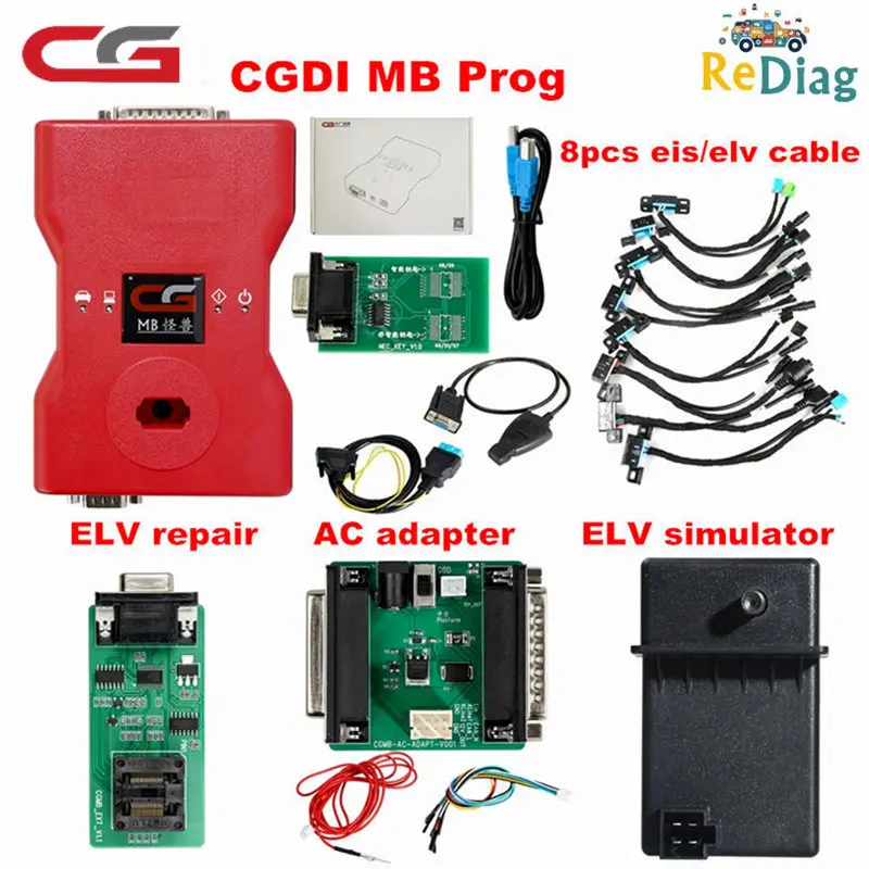 CG MB For Benz Original CGDI Prog Monster Support All Key Lost Fastest Add Key CGDI For Benz Auto Key Programmer Update Online