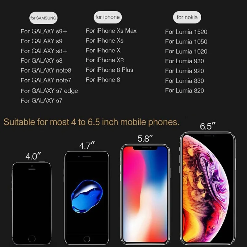 LINGCHEN Автомобиль Air Vent Qi Беспроводной Зарядное устройство для iPhone X XS Max XR 8 зарядка