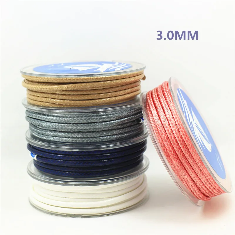 3 метра/шт. вощеная нить диаметром мм полиэфирный шнур веревка ремешок оптовая