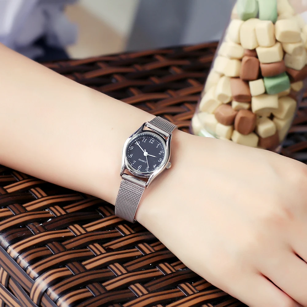 Прямая доставка модные элегантные маленький циферблат Для женщин часы дамы