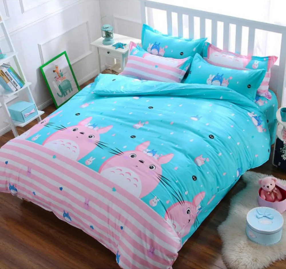 Бесплатная доставка 4 шт четыре Мультфильм Лист постельные принадлежности мешок