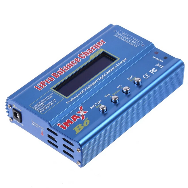 Новое imaxRC iMAX B6 80W Lipo NiMh Li-Ion Ni-Cd RC зарядное устройство с цифровым балансом Carregador E