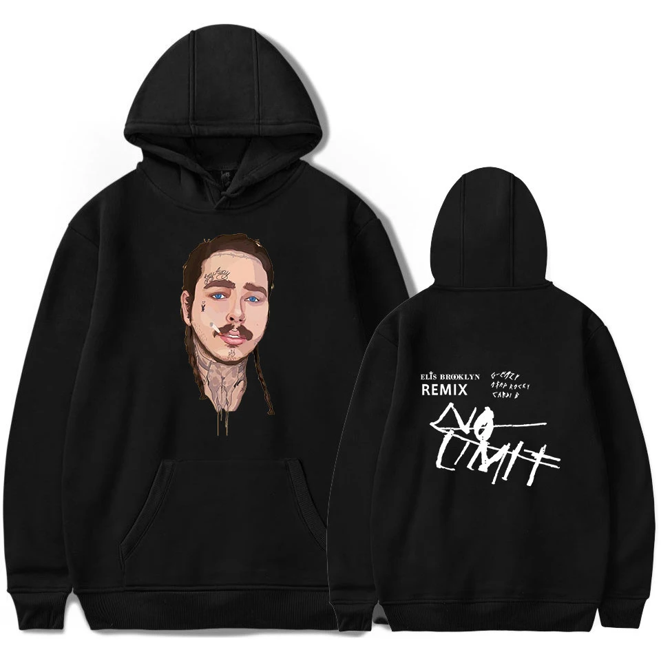 Новое поступление мужские толстовки с капюшоном Post malone Повседневный пуловер