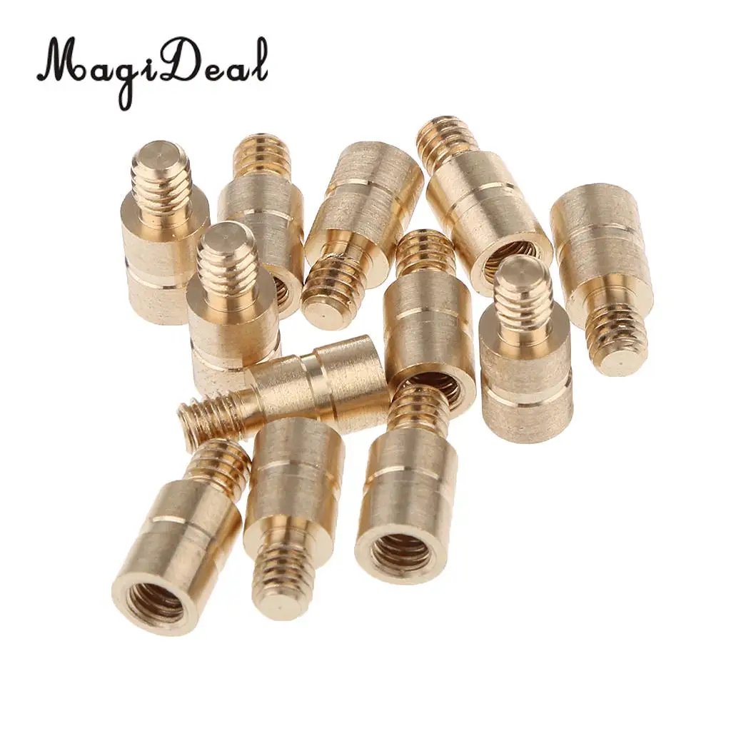 MagiDeal 4 Finger Grip Compound Bow Archery Release Aid with 12 Pieces 25 Grains Arrow Weights Insert | Спорт и развлечения