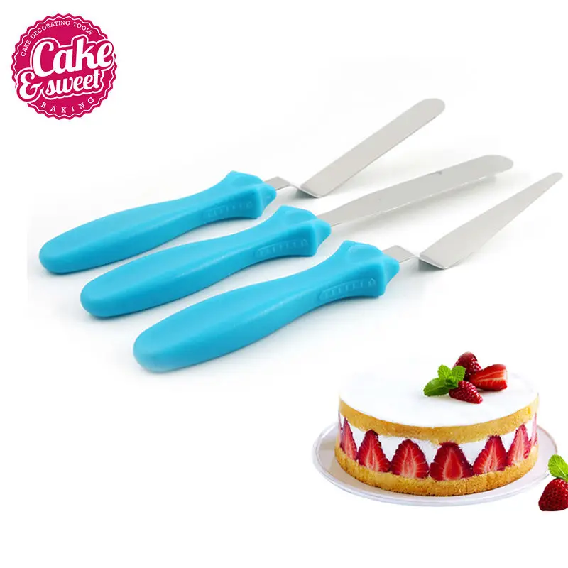 3 шт./компл. кремовый нож шпатель коленчатый/угловой палитра ножей инструменты