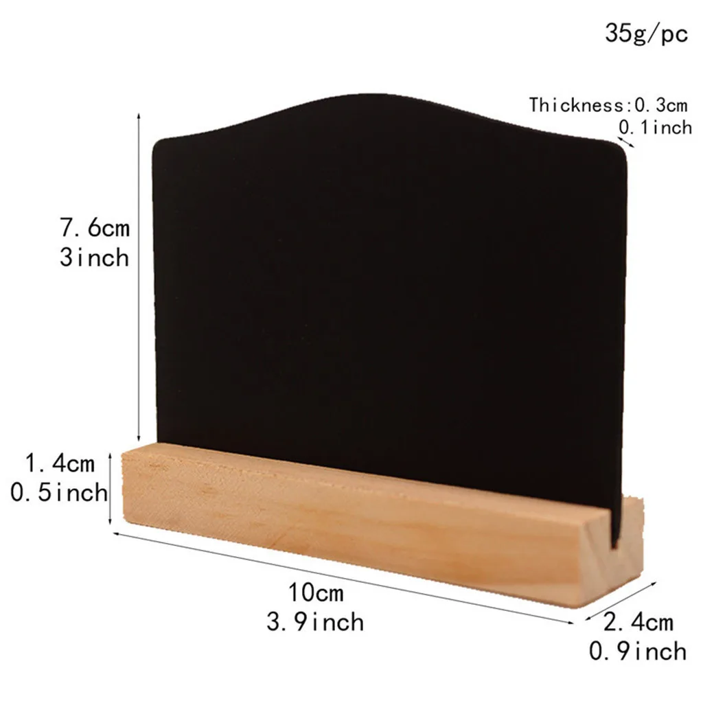 

small blackboard 2019 4PC Double-sided Small Blackboard Decoration Home Decoration Hotel Bar Desk