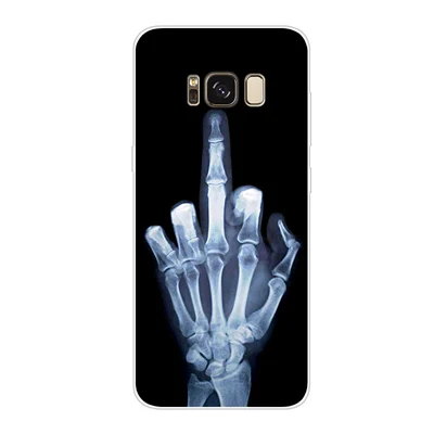 Soft Silicone TPU For Samsung Galaxy S8+ G9550 S8 plus Case Cover cartoon Painted Phone Back Protective Case S8plus G9550 shell - Цвет: A7
