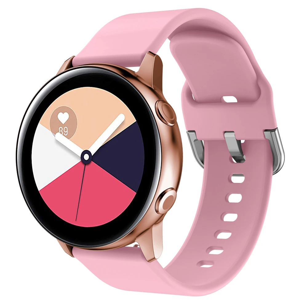 Ремешок для TicWatch E huawei 2 Smart Huami Amazfit Bip Youth Smartwatch ремень умные часы чистый цвет