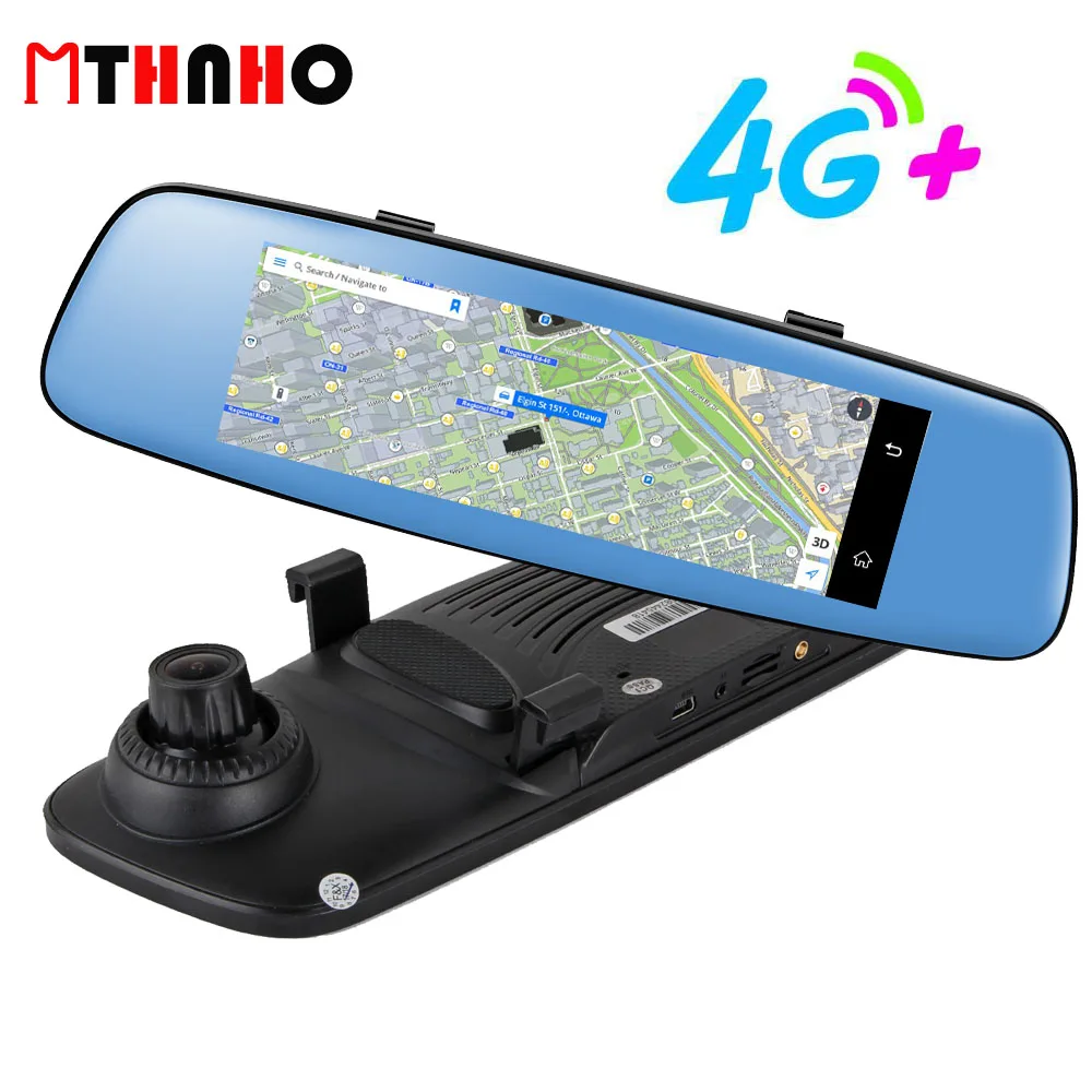 4G Автомобильный dvr камера gps навигации 8 &quotWi Fi Android 5 1 регистратор ADAS удаленного