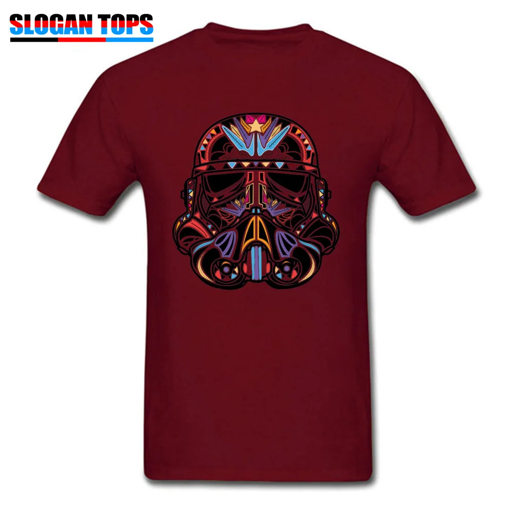 Maroon Футболка Star Wars Мужская футболка имперский Штурмовик Футболка день клона футболки для мужчин художественный дизайн хлопок Spacetrooper Топы XL - Цвет: Maroon