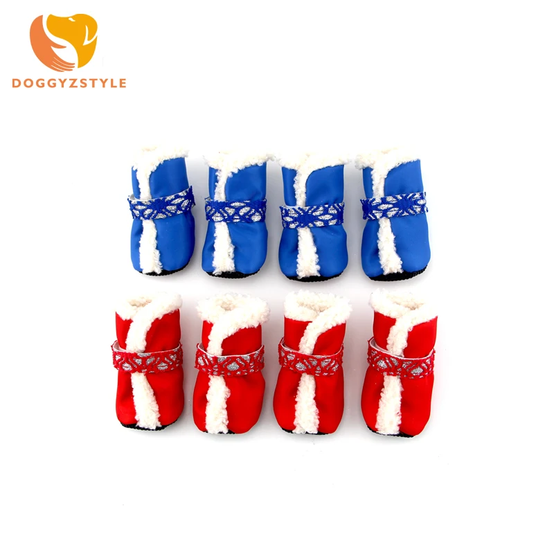 Водонепроницаемая зимняя обувь для собак Нескользящие непромокаемые зимние
