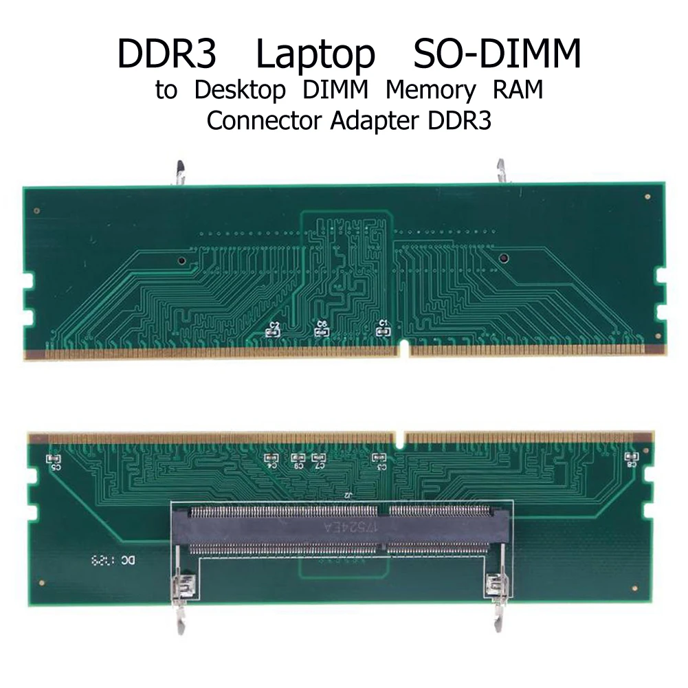 DDR3 Тетрадь память для настольных Разъем карты памяти адаптера 240 до 204 P|Адаптеры