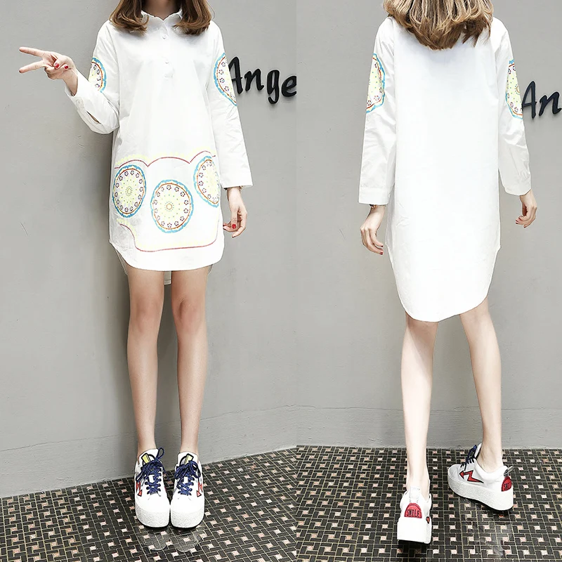 4xl плюс большие размеры женская одежда 2017 Весна-осень Стиль Осень корейский Новый