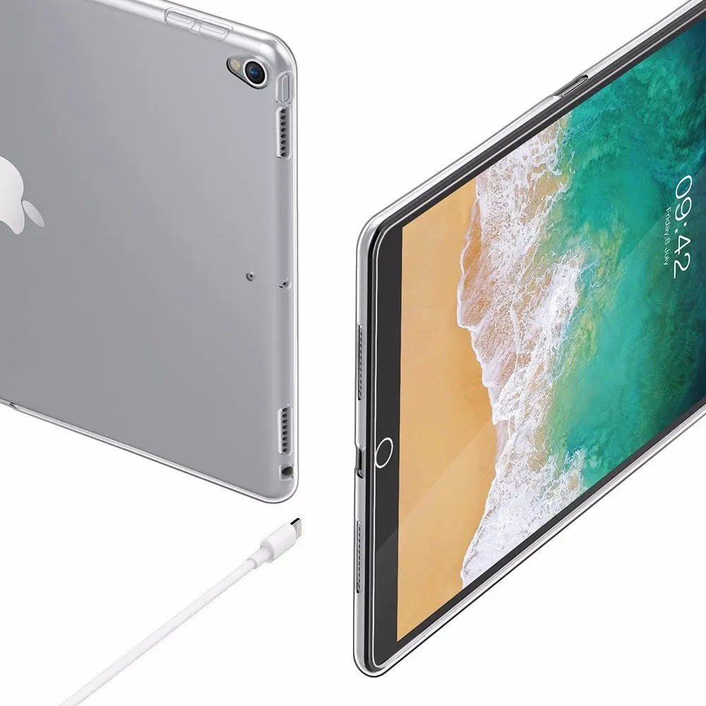 Прозрачный чехол для iPad pro 10 5 дюйма Ударопрочный Мягкий ТПУ из силиконового геля