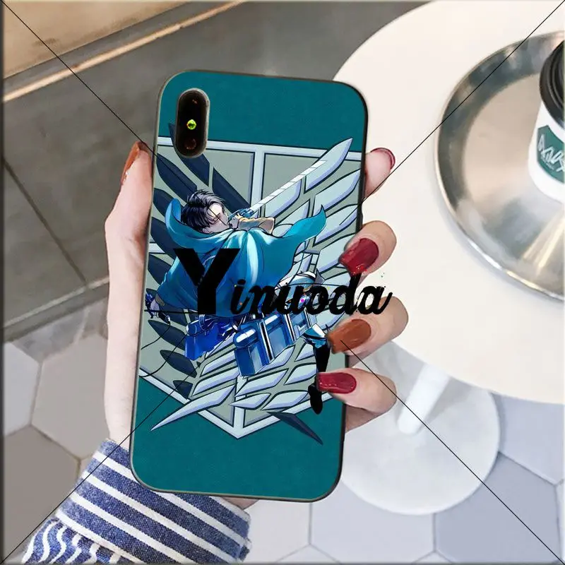 Yinuoda аниме японская атака на Титанов клиент высокое качество чехол для телефона