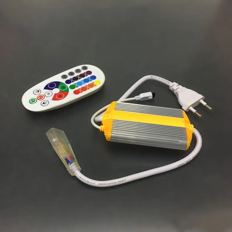 RGB неоновая Светодиодная лента с 24 кнопками беспроводной ИК пульт дистанционного