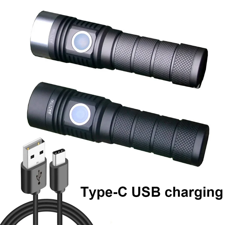 Фонарик для поиска usb type-C быстрая Прямая зарядка SST20 SST40 перезаряжаемый 1600ЛМ мини EDC карманный фонарь 21700 батарея лампа