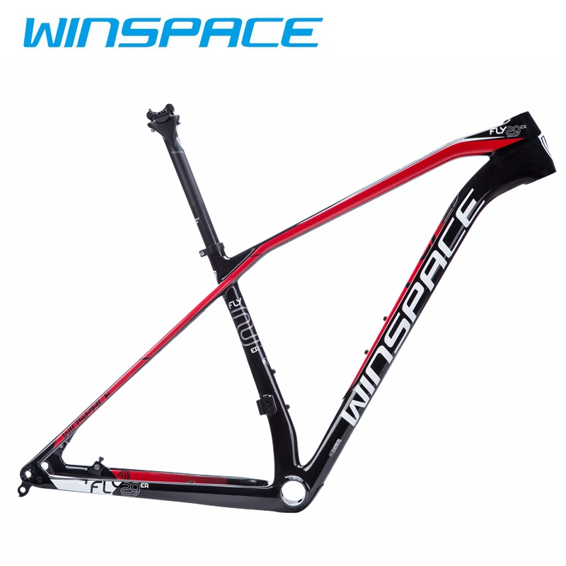 WINSPACE FLY 29er MTB рама для велосипеда углеродное волокно углерод XC 1160g | Спорт и