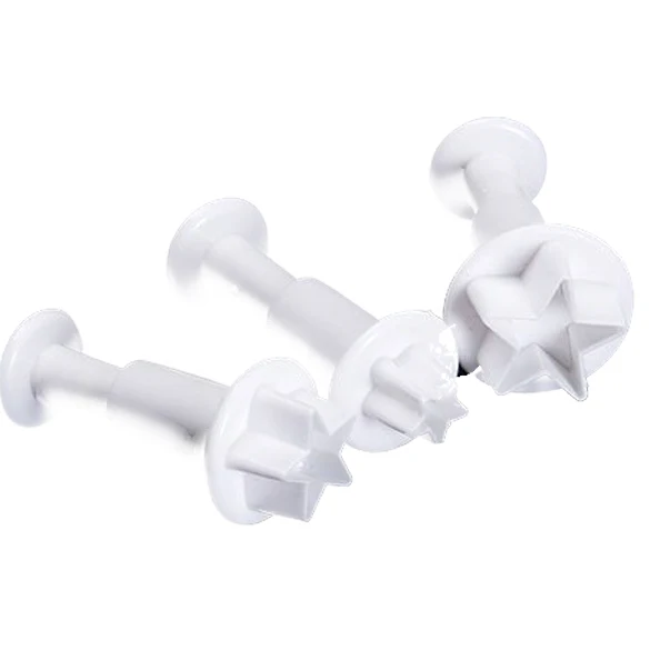 Звезда Торт Печенье Сахарная паста резка сахарной мастики Плунжер декоративная