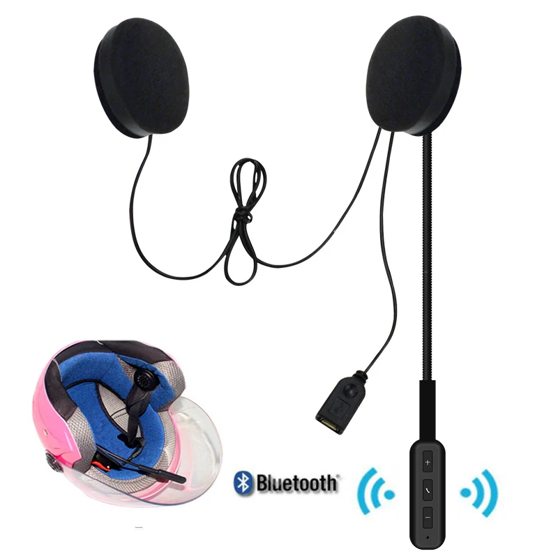 Новейшие мотоциклетный шлем Беспроводной Bluetooth гарнитура моторный наушники Hands