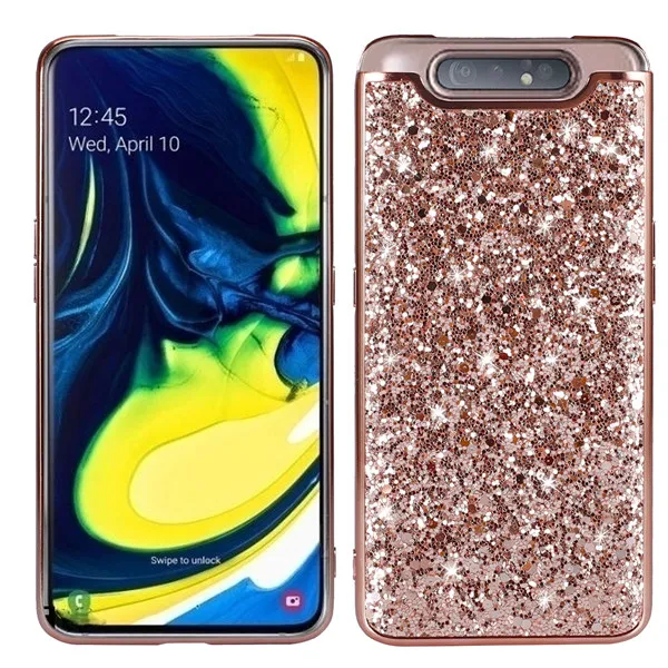 5 Чехол для samsung Galaxy A80 чехол A80 с сияющими блестками и пайетками для samsung A10 A20 A30 A40 A50 A60 A70 M10 M20 note 8, 9, 10 - Цвет: 5