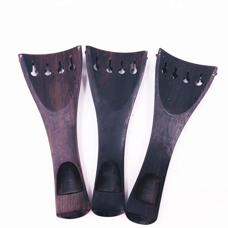 1 шт. 4/4 Ebony Скрипка Хвостовая инкрустация красивый цветок