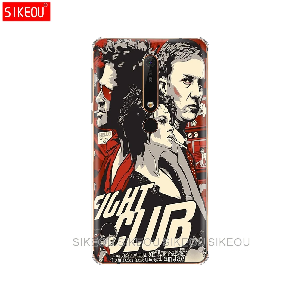 Силиконовый чехол для телефона Nokia 5 3 6 7 PLUS 8 9/Nokia 1 2 2018 Fight Club 1999|Бамперы| |