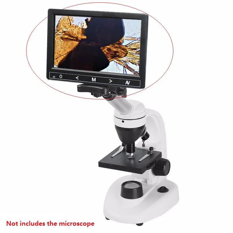 5 7 9 дюйма HD ЖК дисплей Displayer с WF10X окуляр для стерео или Биологический микроскоп
